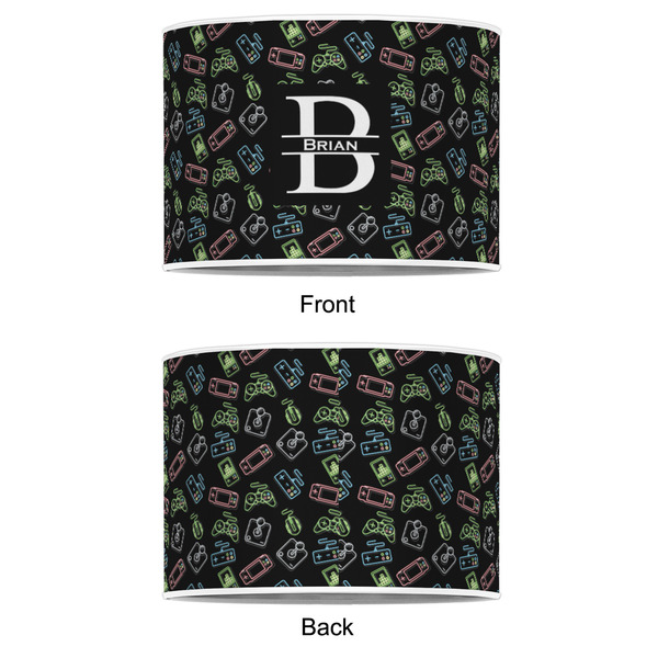 Video Game 8" Drum Lampshade - APPROVAL (Poly Film)