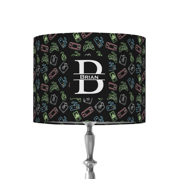 Custom Video Game 8" Drum Lamp Shade - Fabric (Personalized)