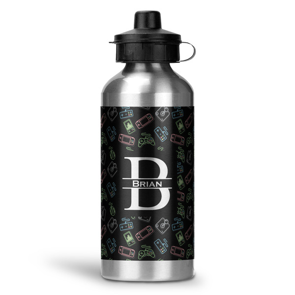 Custom Video Game Water Bottle - Aluminum - 20 oz (Personalized)