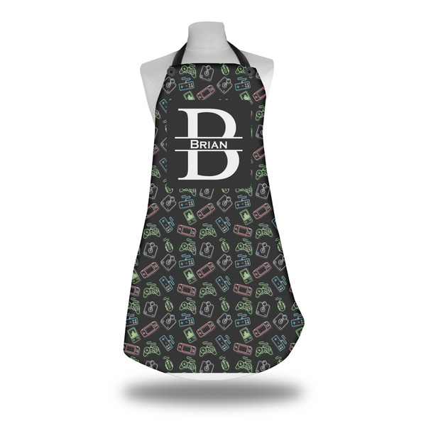 Custom Video Game Apron w/ Name and Initial