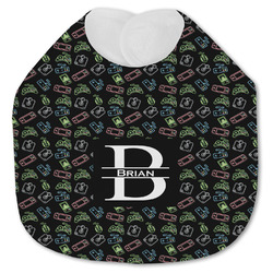 Video Game Jersey Knit Baby Bib w/ Name and Initial