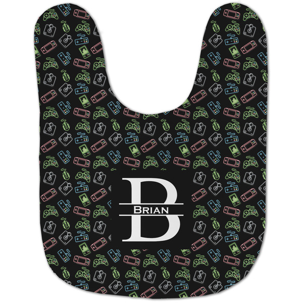 Video Game Baby Bib - AFT flat