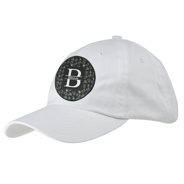 Custom Video Game Baseball Cap - White (Personalized)