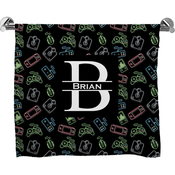Custom Video Game Bath Towel (Personalized)