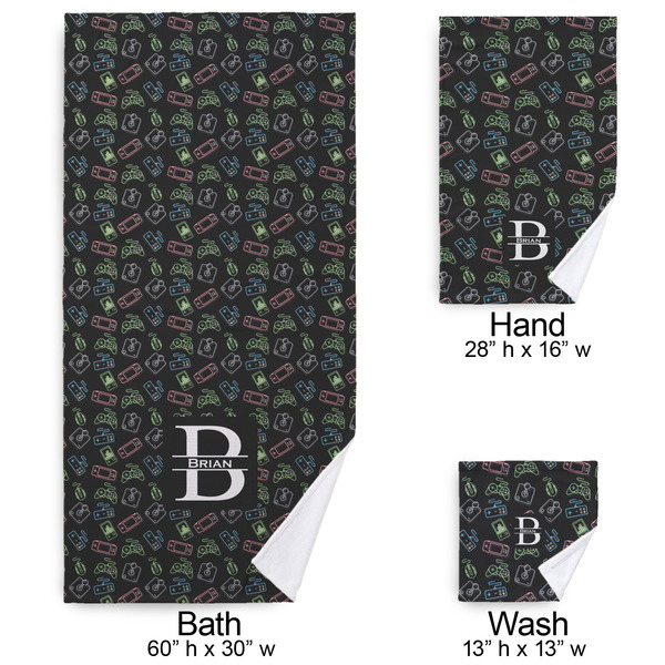 Video Game Bath Towel Sets - 3-piece - Approval
