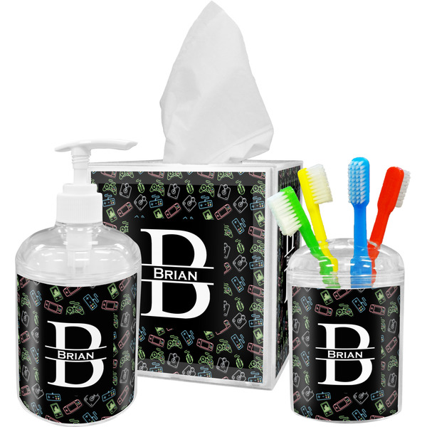 Video Game Bathroom Accessories Set (Personalized)