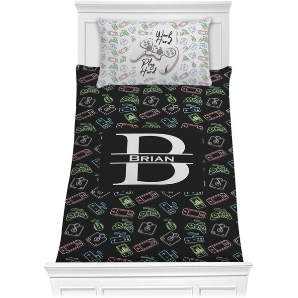 Custom Video Game Comforter Set - Twin XL (Personalized)