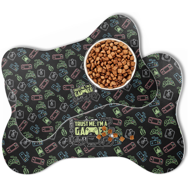 Video Game Bone Shaped Dog Mats - MAIN