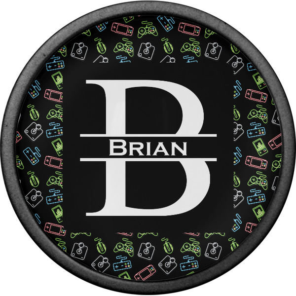 Video Game Cabinet Knob - Black - Front