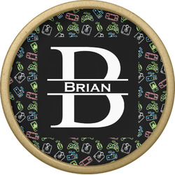 Video Game Cabinet Knob - Gold (Personalized)