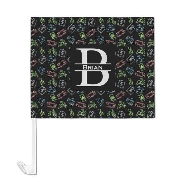 Video Game Car Flag - Large - FRONT