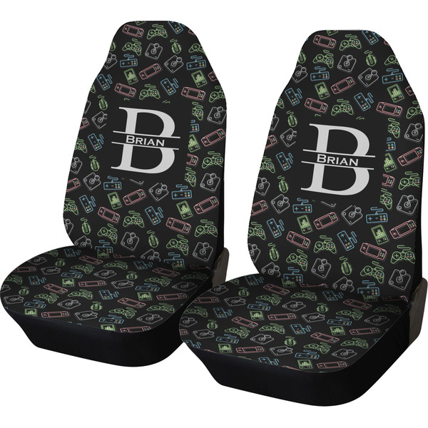 Custom Video Game Car Seat Covers (Set of Two) (Personalized)