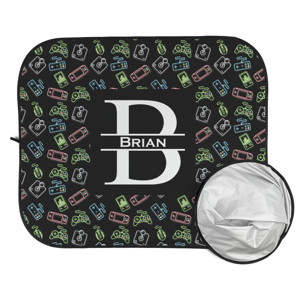 Video Game Car Sun Shades - FOLDED & UNFOLDED