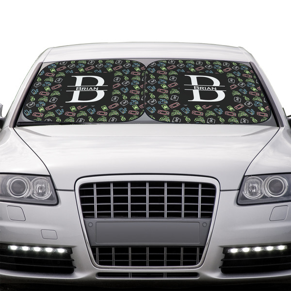 Video Game Car Sun Shades - IN CONTEXT