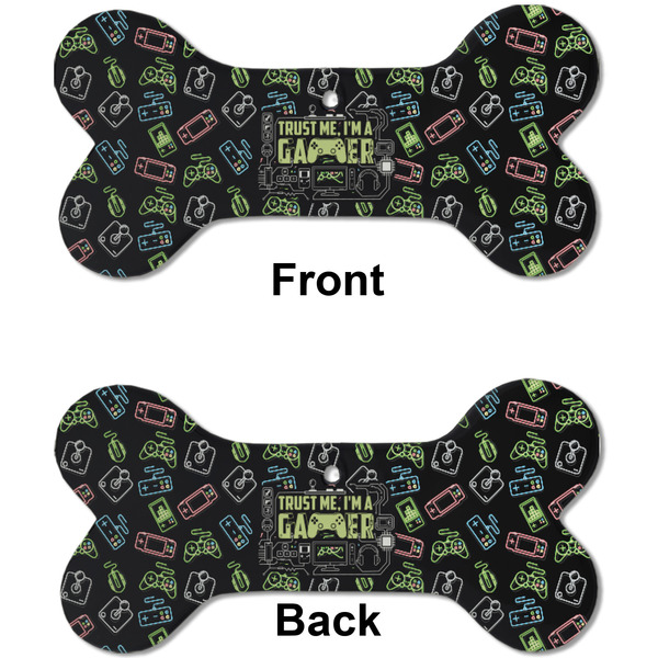Video Game Ceramic Flat Ornament - Bone Front & Back (APPROVAL)