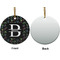 Video Game Ceramic Flat Ornament - Circle Front & Back (APPROVAL)