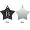 Video Game Ceramic Flat Ornament - Star Front & Back (APPROVAL)