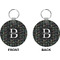 Video Game Circle Keychain (Front + Back)