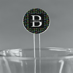 Video Game 5.5" Round Plastic Stir Sticks - Clear (Personalized)