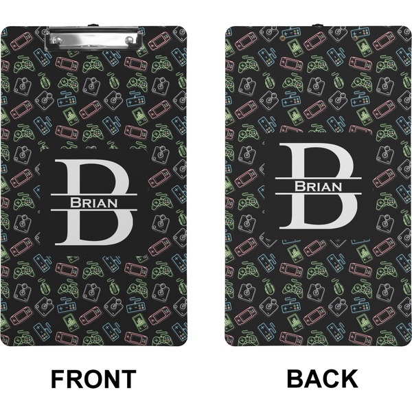 Video Game Clipboard (Legal) (Front + Back)