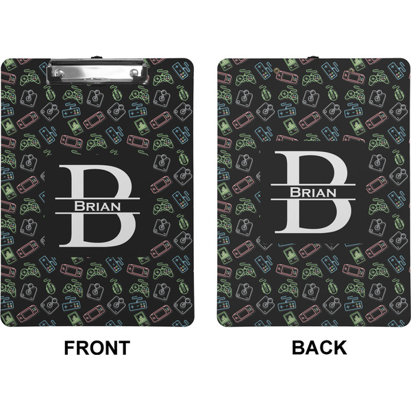 Video Game Clipboard (Letter) (Front + Back)