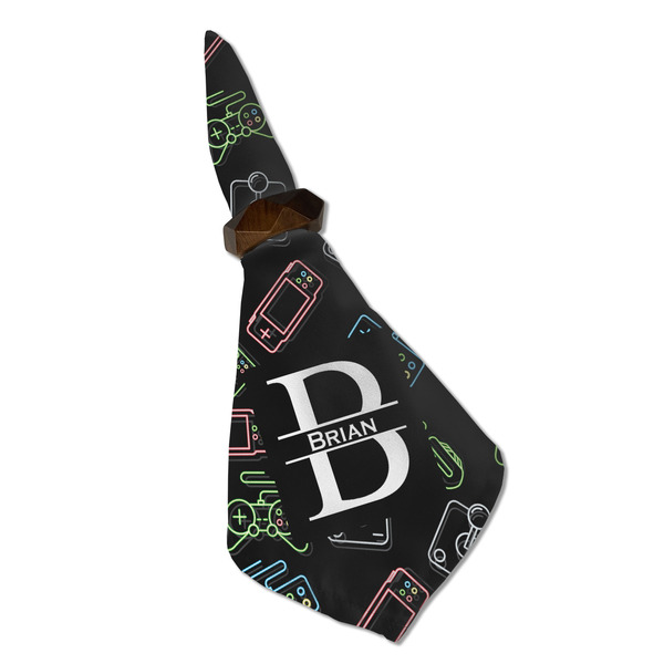 Video Game Cloth Napkins - Personalized Dinner (Folded in Ring) (MAIN)