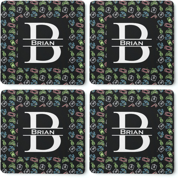 Video Game Coaster Rubber Back - Apvl