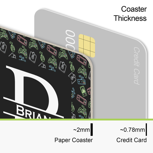 Video Game Coaster Thickness
