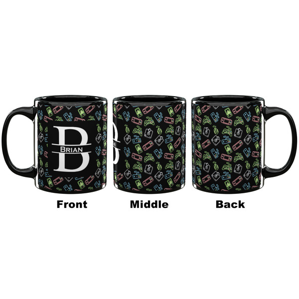 Video Game Coffee Mug - 11 oz - Black APPROVAL