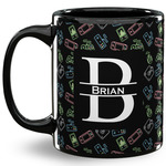 Video Game 11 Oz Coffee Mug - Black (Personalized)