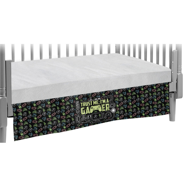 Custom Video Game Crib Skirt (Personalized)