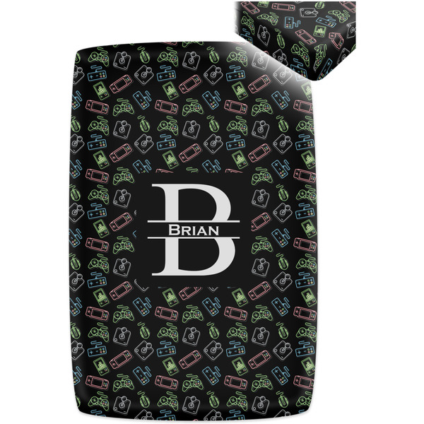 Video Game Crib Fitted Sheet - Apvl