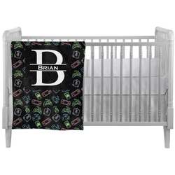Video Game Crib Comforter / Quilt (Personalized)