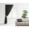 Video Game Curtain With Window and Rod - in Room Matching Pillow