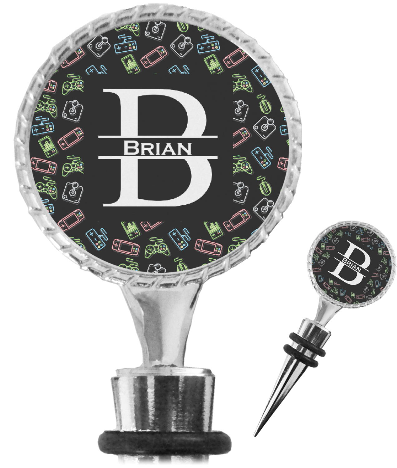 YouCustomizeIt Video Game Wine Bottle Stopper - Thumbnail 2