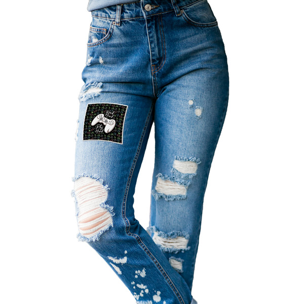 Video Game Custom Shape Iron On Patches - L - single APPROVAL