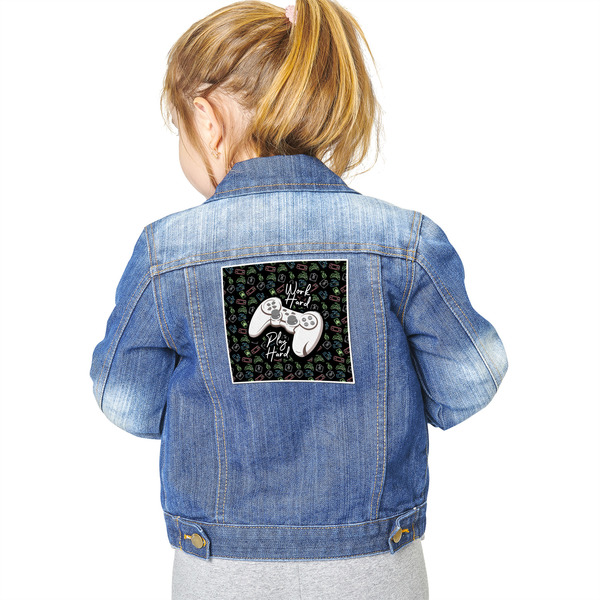 Video Game Custom Shape Iron On Patches - XXL - Single - Approval