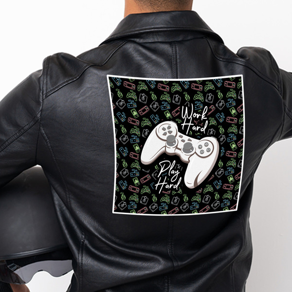 Video Game Custom Shape Iron On Patches - XXXL - APPROVAL