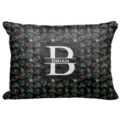 Video Game Decorative Baby Pillowcase - 16"x12" (Personalized)
