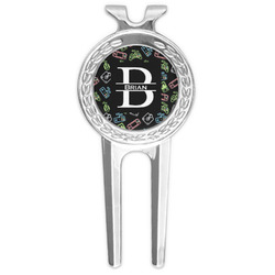 Video Game Golf Divot Tool & Ball Marker (Personalized)
