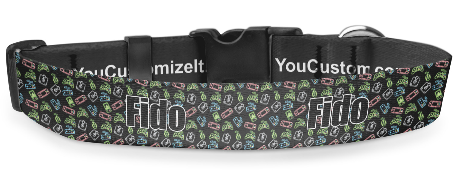 Video Game Deluxe Dog Collar (Personalized) YouCustomizeIt