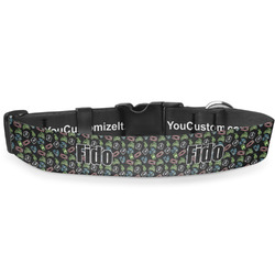 Video Game Deluxe Dog Collar - Medium (11.5" to 17.5") (Personalized)