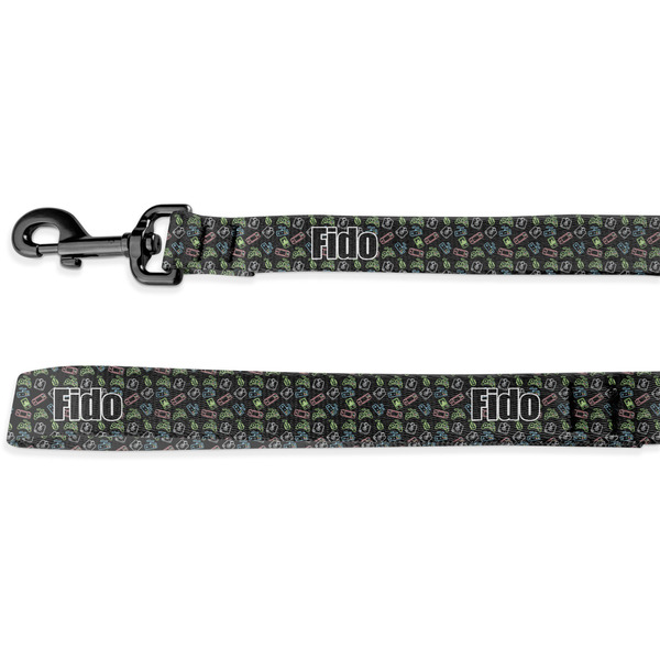 Custom Video Game Deluxe Dog Leash - 4 ft (Personalized)