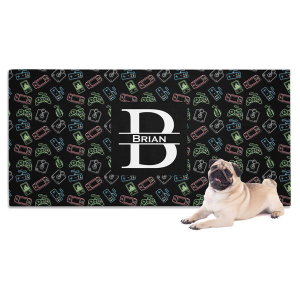 Custom Video Game Dog Towel (Personalized)
