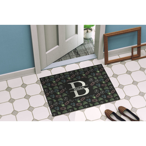 Video Game Door Mat Lifestyle