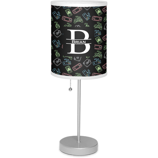 Custom Video Game Lamp with Drum Shade (Personalized)