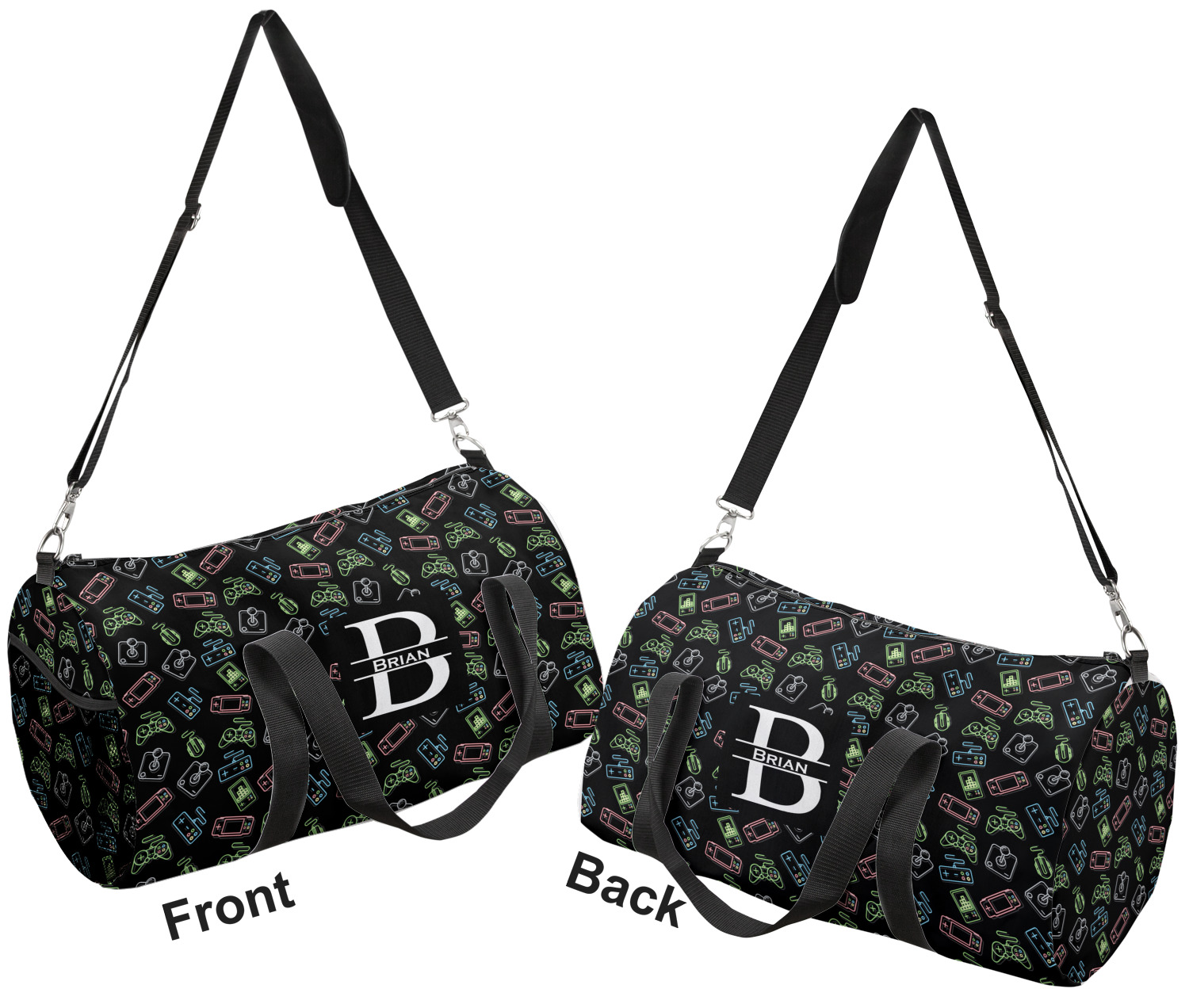 Video Game Duffel Bag Small (Personalized) YouCustomizeIt