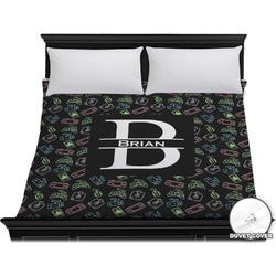 Video Game Duvet Cover - King (Personalized)