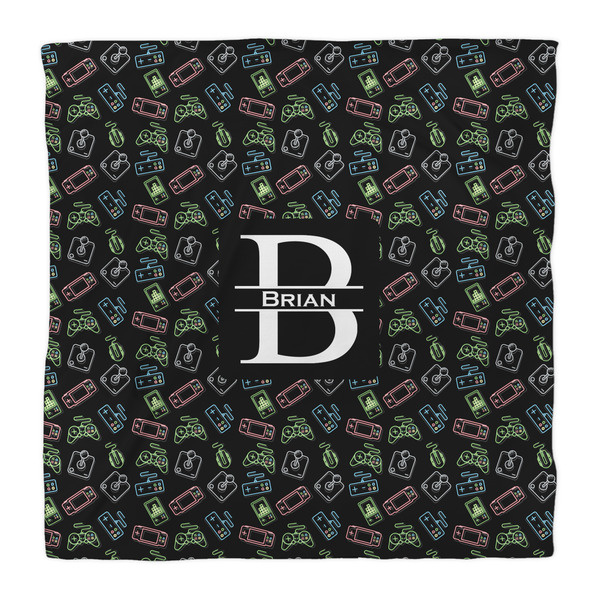 Video Game Duvet Cover - Queen - Front