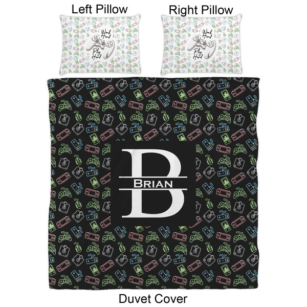 Video Game Duvet Cover Set - Queen - Approval